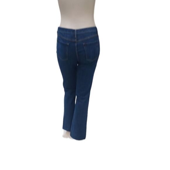 10211...Gap Wide leg Jeans Size 14R, 34" Waist 10" Rise 30" Inseam - Picture 5 of 6